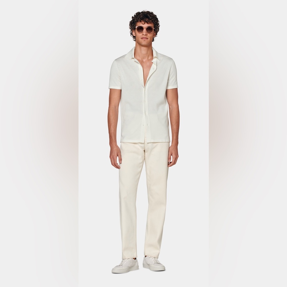 Suitsupply Off White Men’s Polo - Like New - Size L